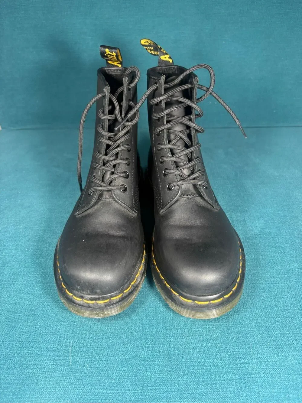 Dr. Martens 1460 Black Nappa Leather Boots Unisex Men 7 Women 8 EU 39